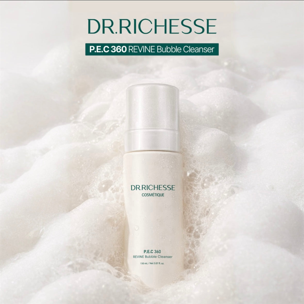 Dr. Richesse P.E.C Revine Bubble Cleanser 潔面泡沬 (150ml)