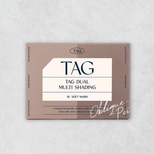 爆紅💥Tag X Too Cool For School 雙色立體修容陰影粉 ￼￼