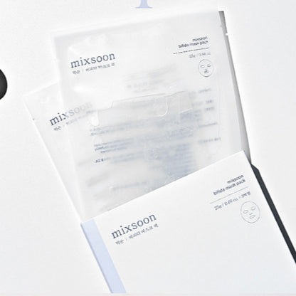 Mixsoon 高端品牌護膚品成份二裂酵母緊致毛孔保濕面膜(一盒5片)