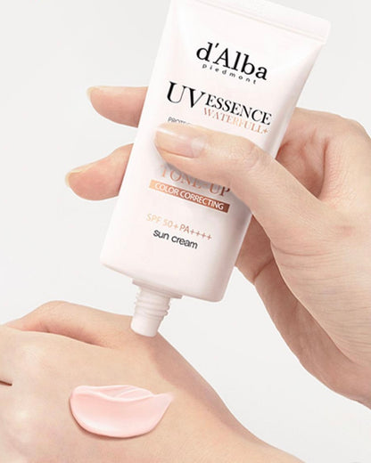 (1+1) [d’Alba]懶人必備Tone up粉色提亮調色防晒霜(50ml)/(50ml+50ml+20ml)