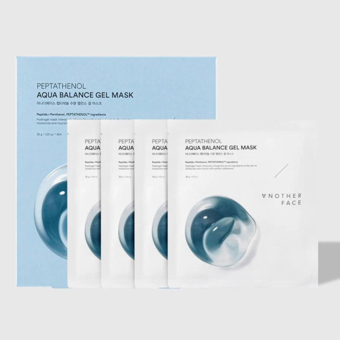 AnotherFace Peptathenol Aqua Gel 平衡凝膠面膜 (一盒4片)
