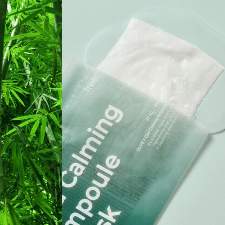 Freemay CICA Calming Ampoule Mask 積雪草鎮靜舒緩面膜(一盒10片)