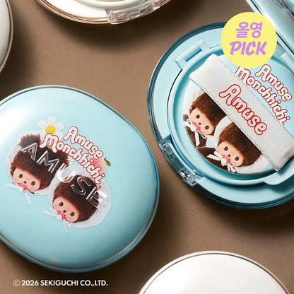 Amuse Airy Pore Cover Cushion (Refill + Monchichi Hair Sheet Gift)