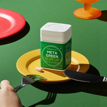 韓國Olive Young累積銷量破1500萬盒🏆Vital Beautie Meta Green Slim Up 減脂抗氧化  (30日)