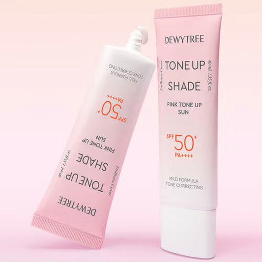 Dewytree 提亮亮澤保濕粉紅調色防曬乳 (40ml) SPF 50+ PA++++ (自然均勻調色)￼