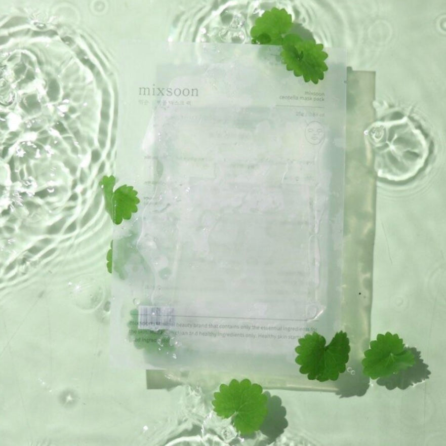 Mixsoon Centella Face Mask高濃度積雪草快速舒緩保濕面膜 (一盒5片)