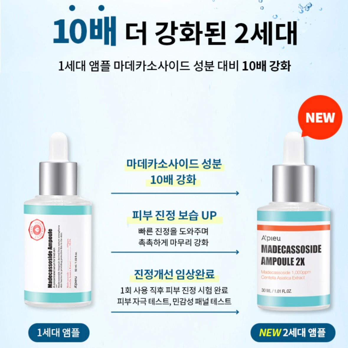 [ 現貨 ] A’pieu 積雪草保濕修復精華2X (30ml)