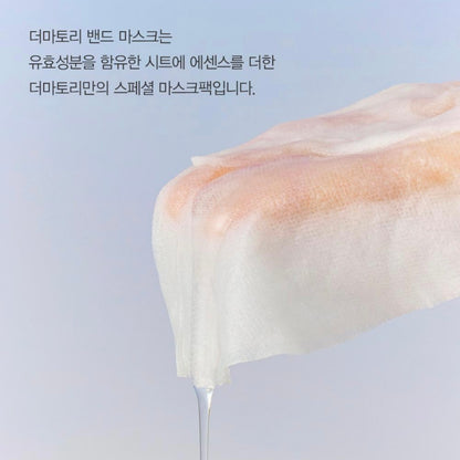 Dermatory CICA Zinc Derm Band Mask 積雪草鎮靜舒緩保濕淨膚面膜(4+1片)