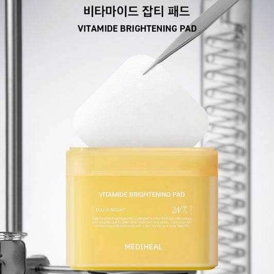 (現貨) Mediheal VITAMIDE BRIGHTENING PAD 棉片（100片+100片補充裝）