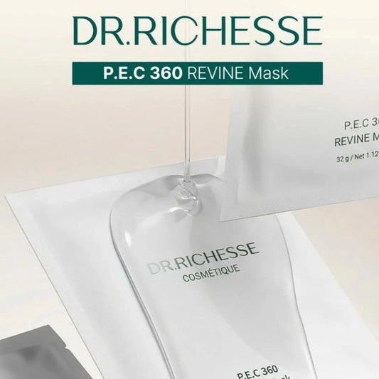 Dr. Richesse P.E.C 360 Revine Mask P.E.C 360醫學級修復面膜 (一盒5片)