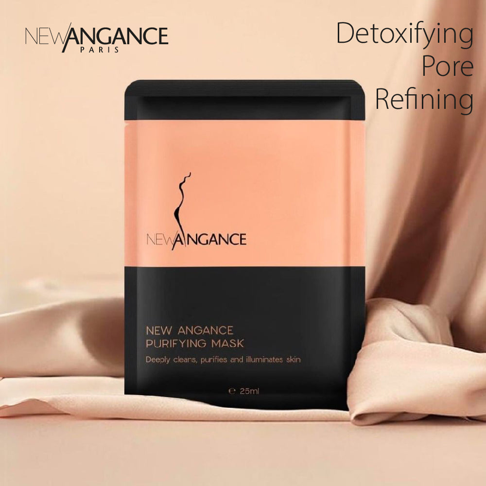 法國New Angance 備長炭毛孔淨化面膜 (一盒10片)
