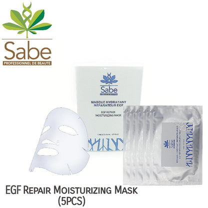 Sabe EGF 冰肌保濕修復蠶絲面膜 （一盒5片）
